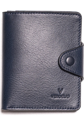 Navy Cüzdan & Kartlık Erkek 866 Vergelio Purse Matte Crystal Wallet Card Holder Mavi