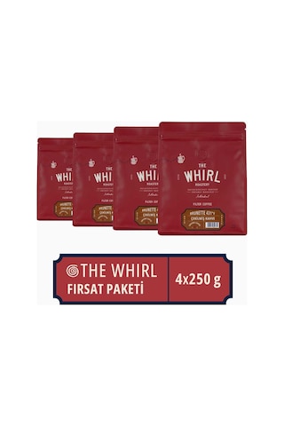 The Whirl Brunetta 431°F Çekilmiş Kahve 4'lü Tanışma Paketi