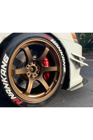 Lastik Yazısı Nankang Büyük Boy Araç Lastik Stikeri 31mm 8adet