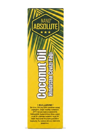 Nano Absolute Coconut Oil Hindistan Cevizi Yağı 50 ML