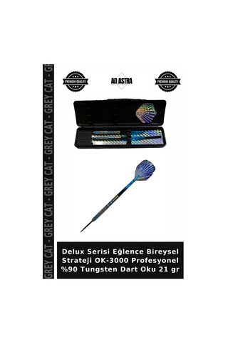 Delux Serisi Eğlence Bireysel Strateji Ok-3000 Profesyonel %90 Tungsten Dart Oku 21 Gr