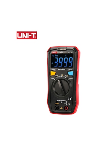 Unı-t Ut123t Dijital Mini Multimetre Test Cihazı Otomatik Dc Ac Voltmetre Frekans Kapasite Ohm Metre Ölçüm Aletleri