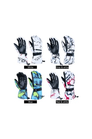 Ranyeek Sgm-163 Kışlık Kayak Eldiveni - Su Geçirmez Ve Isıtıcı, M/l/xl Boyut Seçenekleri Beyaz