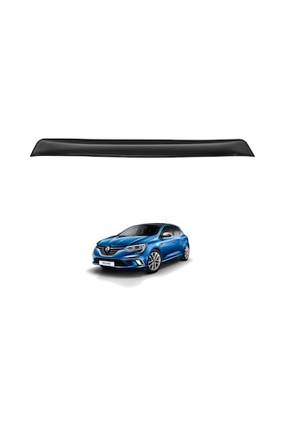 Renault Megane 4 Uyumlu Cam Üstü Spoiler (Plastik)
