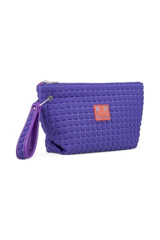 Bilik Deri Scuba Mor Kadın Portföy & Clutch Çanta Yeliz Mor