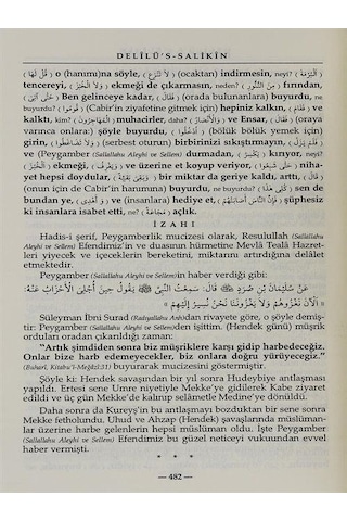 Delilüs-salikin Siracül-müttakin Tercümesi 2 Cilt Takım Türk...
