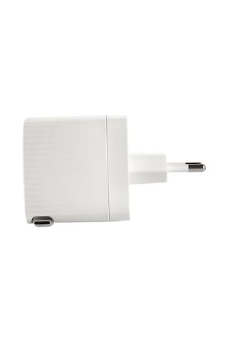 Ttec Smart Charger Gan 65W PD Usb-c + Dahili Usb-c Şarj Kablosu 2SCG05B Seyahat Hızlı Şarj Aleti - Beyaz