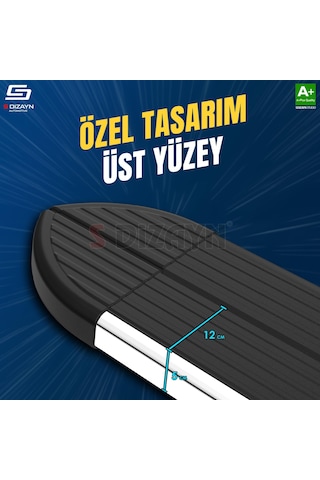 S-dizayn Volvo Xc90 Makyajlı Benzinli Skyline Krom Yan Basamak 203 Cm 2024 Üzeri A+ Kalite