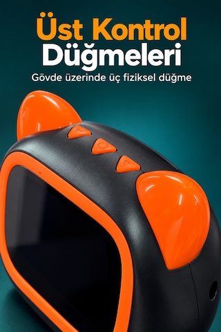 Bluetooth Hoparlör Ekranlı Saat Ve Alarm Özellikli