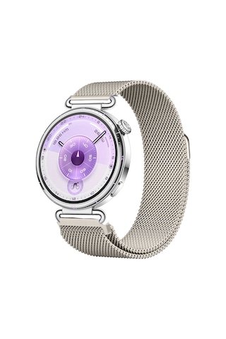 Huawei Watch Gt6 41mm Uyumlu Manyetik Milanese Loop Metal Kordon