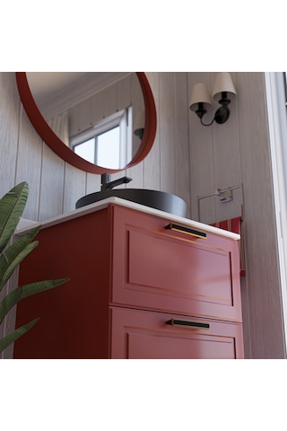 Creavit Alfa Uzun Lavabo Armatürü Siyah Bt.al6500s