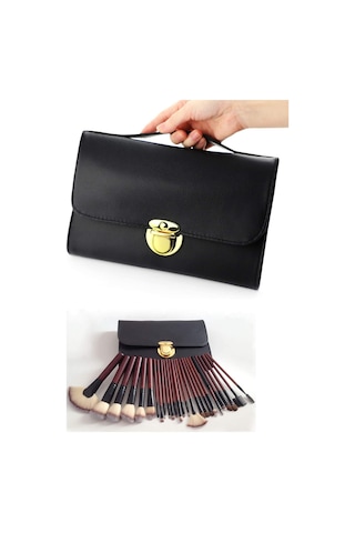 Hannah 26 Parça Şık Çantalı Çeyizlik Makyaj Fırça Seti