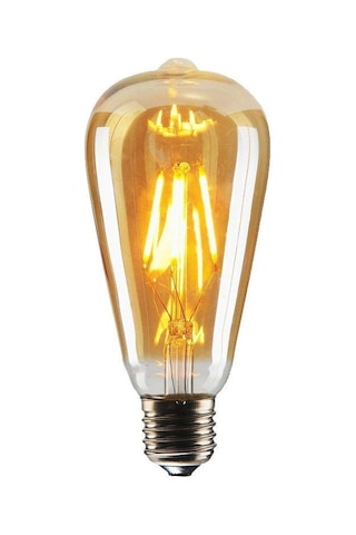 Şahnet 4w Dim Rustik Led Ampul Sarı Işık Armut Edison Ampul