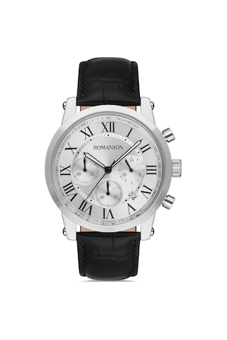 ROMANSON TL0334HM1WB15B DERİ KORDON ERKEK KOL SAATİ