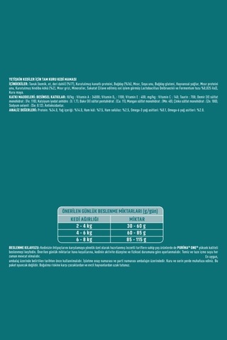 Tavuklu Yetişkin Kuru Kedi Maması 1.4 Kg Diğer