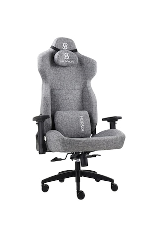 Horma Kumaş Gaming Oyuncu Koltuğu, Koyu Gri Çok Renkli