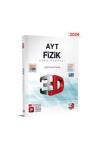 3D Yayınları 3D Yayınları AYT Fizik Soru Bankası 3D Yayınları 3D Yayınları AYT Fizik Soru Bankası