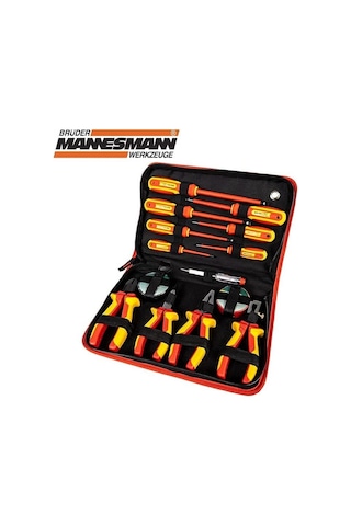 Mannesmann 11214 Vde İzoleli Tornavida Pense Seti, 14 Parça