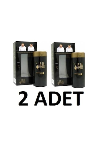 Jaja Fibers Saç Dolgunlaştırıcı Saç Fiberi Topik 50 Gr Siyah 2 Li