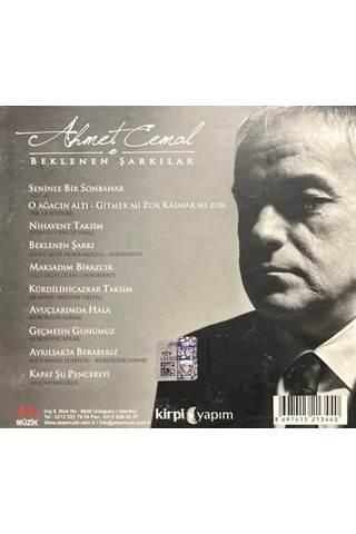 Plak Değildir Cd Dir Cd Ahmet Cemal Beklenen Şarkılar İmzalı Cd