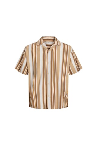 Jack & Jones Jack&jones Blatropic Resort Relax Erkek Çizgili Gömlek 12202240-COF Çok Renkli