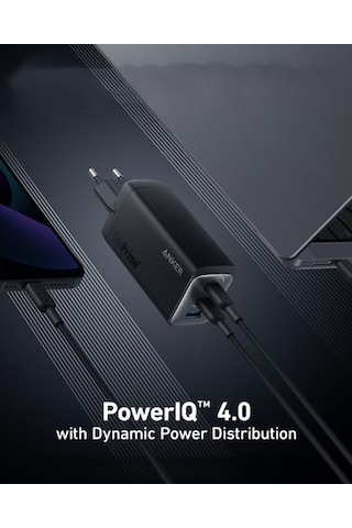 Anker 737 120w Şarj - A2148 - Siyah