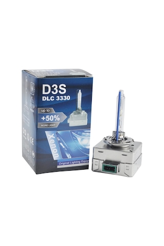 Delco D3s 8000k %50 Fazla Işık Buz Mavisi Oem Xenon Far Ampulü
