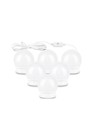 Moveevo Led Makyaj Aynası Aydınlatma Seti Hollywood Tarzı Kısılabilir Dokunmatik Kontrol Makyaj Ampulleri Aydınlatma Armatürü