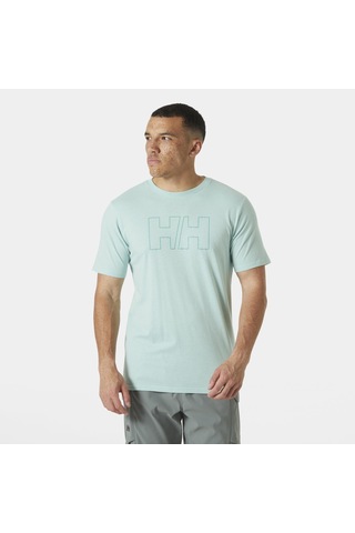 Helly Hansen Hh Tech Logo T-shırt Hha.63165lagoon Yeşil