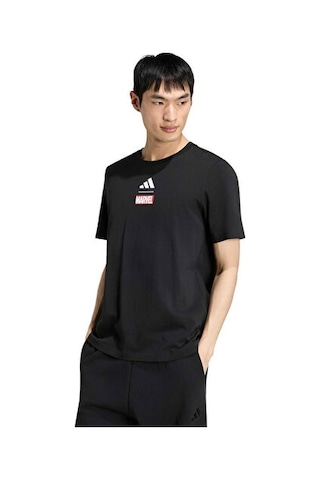 Adidas M Marvel Spıder-man Graphıc T Erkek Günlük Tişört Kr3609 Siyah