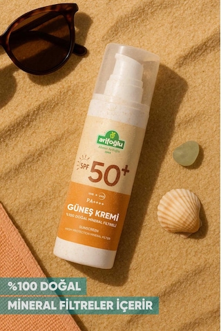 Arifoğlu Doğal Mineral Filtreli Güneş Kremi SPF50+ 100 ML