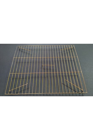 40x32 Üretim Kafesi Taban Izgarası Ayaklı Gold Renk