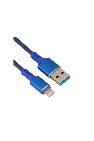 Weko Wk-22025 Usb To Lightning Örgülü Siyah Telefon Şarj Kablosu