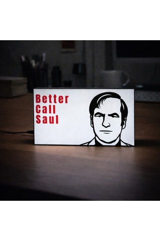 Masa Lambası - Better Call Saul Adaptörlü Dekoratif & Hediyelik Lamba Çok Renkli