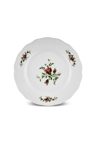 Karaca Vintage Rose Pasta Tabağı 20 Cm Çok Renkli