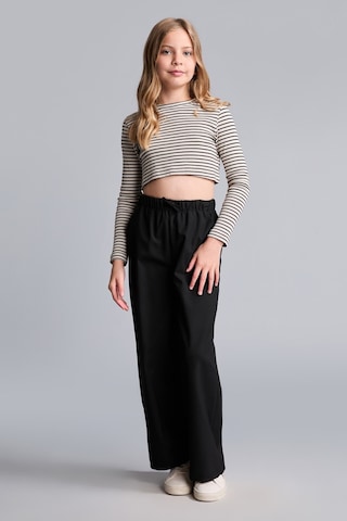 Defacto Wıde Leg Pantolon Kız Çocuk H9663a826aubk27 Siyah-bk27