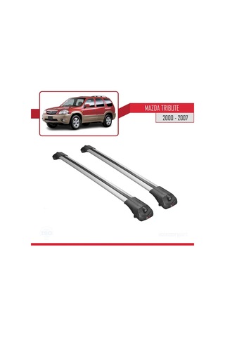 Mazda Tribute 2000-2007 Arası İle Uyumlu Ace-1 Ara Atkı Tavan Barı Gri