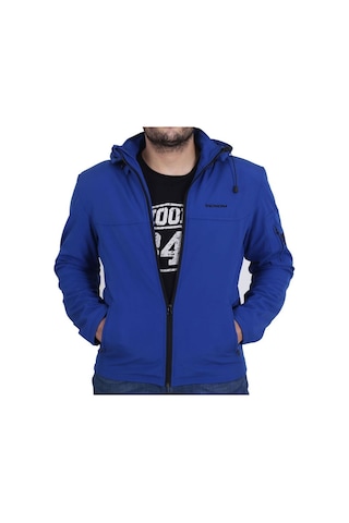 Venom Jaws Soft Shell Erkek Mavi Motosiklet Montu Tam Koruma