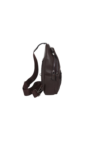 Westpolo Crossbody Unisex Çapraz Ayarlanabilir Askılı El Göğüs Ve Omuz Çantası Kahverengi