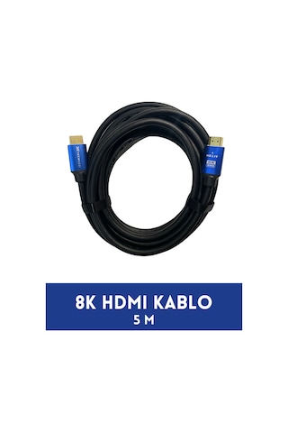 Hdtv Premium Yüksek Hızlı 8k Ultra Hd Hdmı 2.0 Ses Ve Görüntü Kablosu 5 Metre Technozi