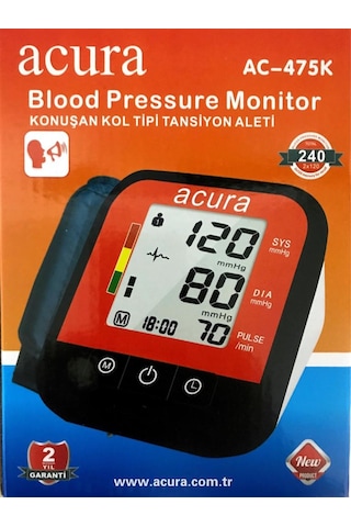 Acura AC-475K Tam Otomatik Üst Koldan Ölçer Konuşan Tansiyon Aleti
