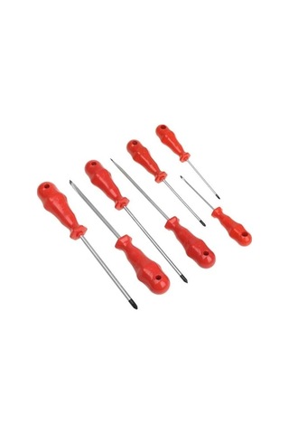 Mıknatıslı Düz Ve Yıldız Tornavida Seti 7 Adet Diğer