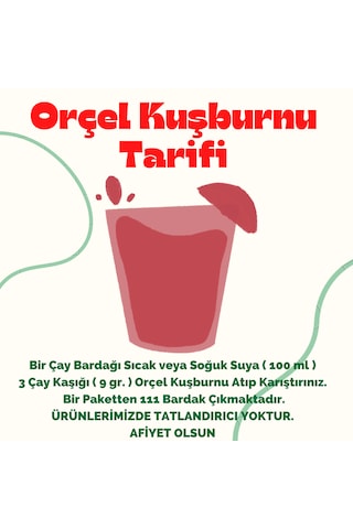 Orçel Toz İçecek Seti Oralet Çay Sıcak Soğuk Karışık 5 x 1 KG