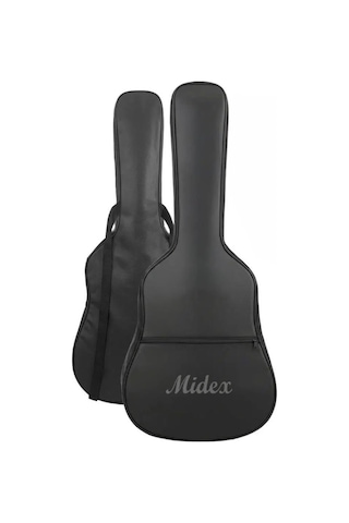 Midex Gk-50a-100x Akustik Gitar Çantası 100'lü Paket Kaliteli Siyah Kılıf 100 Adet