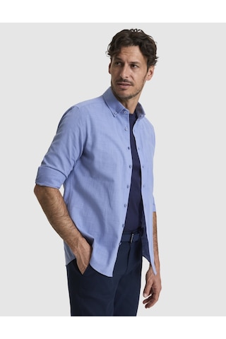 Pierre Cardin Erkek Mavi Gömlek Desenli 50325355-vr036