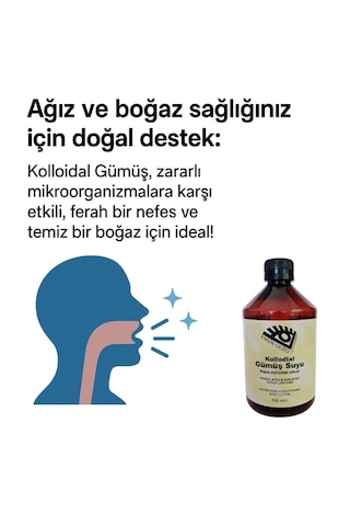 Engin Gezici Kolloidal Gümüş Suyu 4 x 500 ML