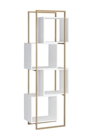 Debora Beyaz Kitaplık&duvar Rafı