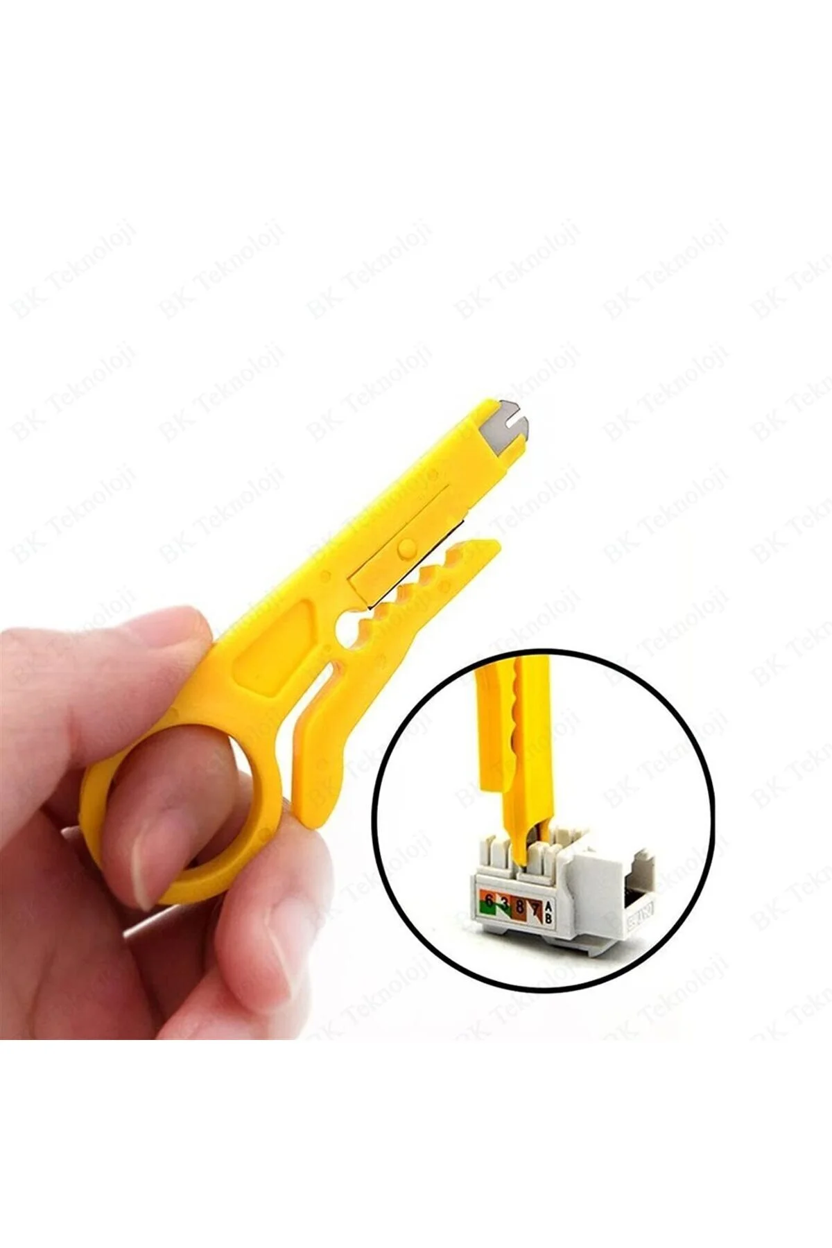 Kablo Soyucu Kep Kep Kablo Soyma Aparatı Krone Bıçağı Stripper Bıçak Crimper 1