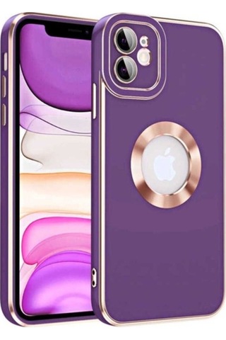 Apple Uyumlu iPhone 11 Kılıf Zore Kongo Kapak Koyu Mor