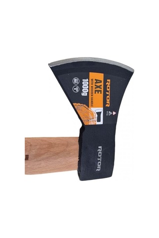 Ax 613 Ahşap Saplı Balta 1000gr Nacak Kamp Odun Kesme 39 Cm Sap Uzunluğu